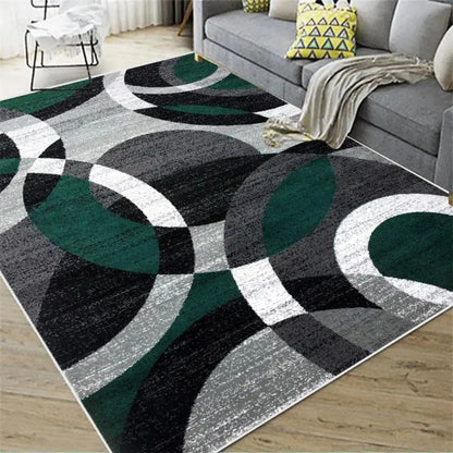 Nordic Abstract Carpet – Large Geometric Area Rug | Anti Slip, Fade Resistant Floor Mat - ZOOMNSTORE