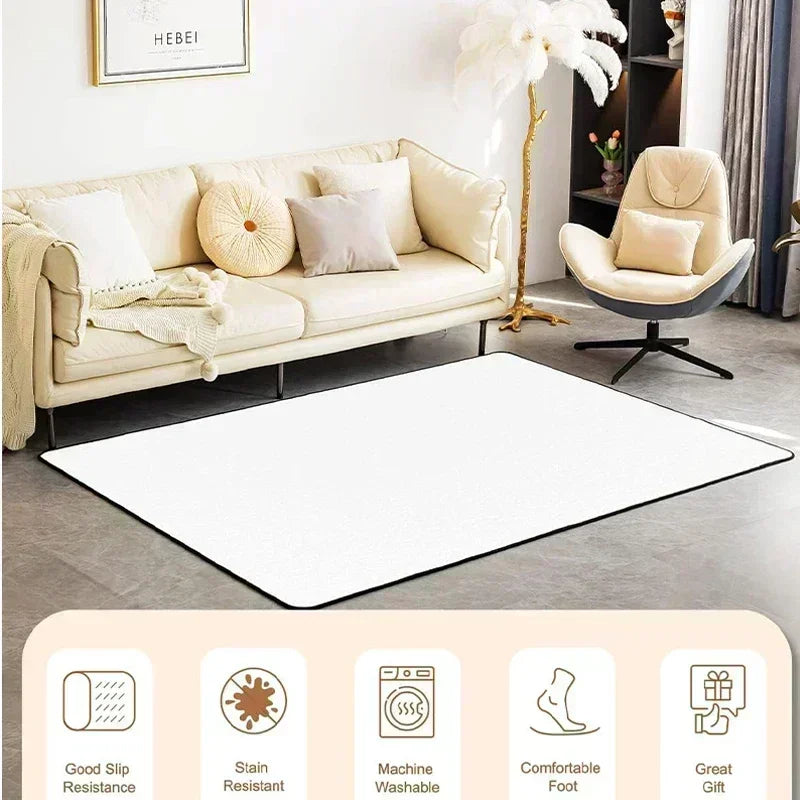 Nordic Geometric Carpet - Modern Area Rugs | Large Living Room Rug Mat - ZOOMNSTORE