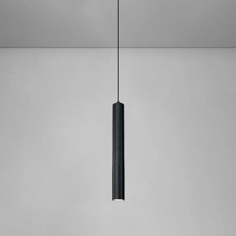 Modern Nordic Double Head LED Pendant Lamp - 2m Hanging Cylinder Chandelier for Dining Room - ZOOMNSTORE