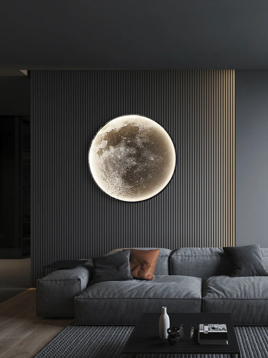 Nordic Moon Wall Lamp - Modern Decorative Ceiling Light for Living Room  Bedroom - ZOOMNSTORE