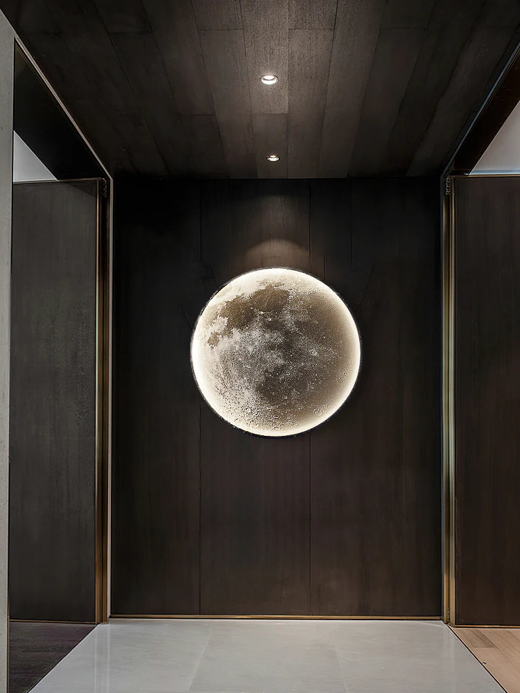 Nordic Moon Wall Lamp - Modern Decorative Ceiling Light for Living Room  Bedroom - ZOOMNSTORE
