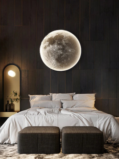 Nordic Moon Wall Lamp - Modern Decorative Ceiling Light for Living Room  Bedroom - ZOOMNSTORE