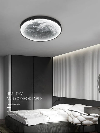 Nordic Moon Wall Lamp - Modern Decorative Ceiling Light for Living Room  Bedroom - ZOOMNSTORE