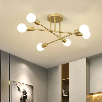 Nordic Minimalist LED Pendant Light - Black Gold Chandelier for Bedrooms  Living Rooms - ZOOMNSTORE