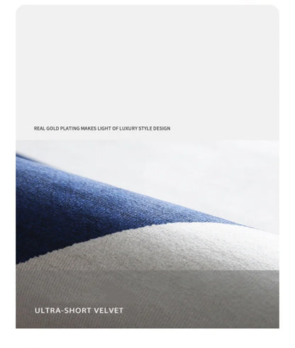 Nordic Velvet Carpet - Modern Area Rug | Large Non-Slip Living Room Rug - ZOOMNSTORE