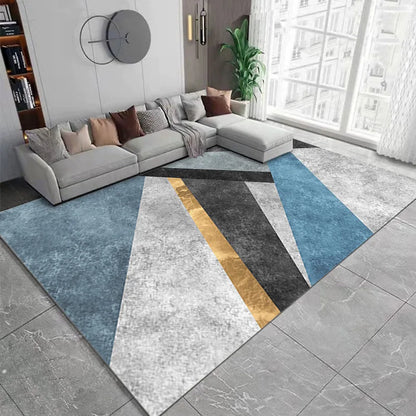 Nordic Velvet Carpet - Modern Area Rug | Large Non-Slip Living Room Rug - ZOOMNSTORE