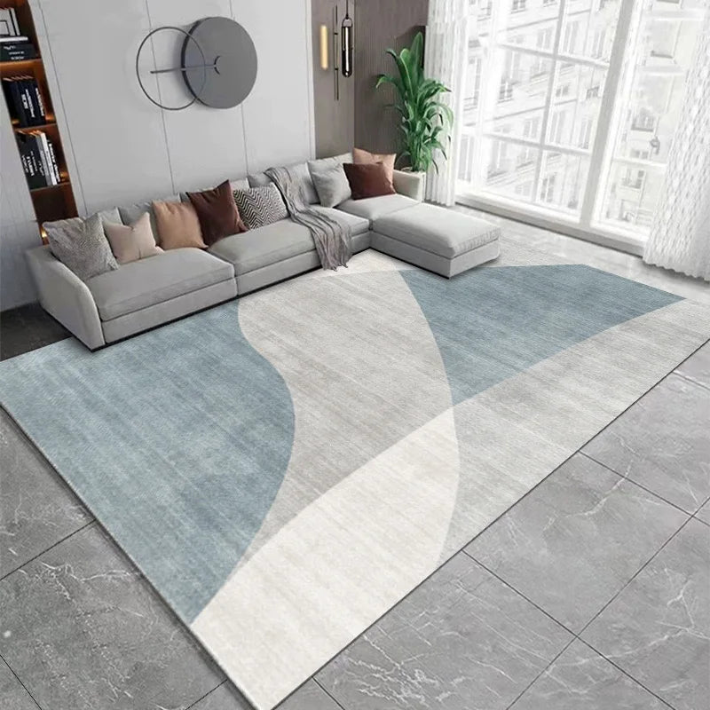 Nordic Velvet Carpet - Modern Area Rug | Large Non-Slip Living Room Rug - ZOOMNSTORE
