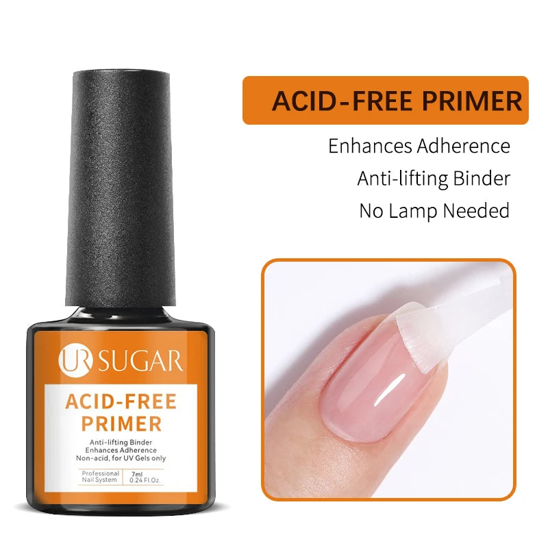 Nude Crystal Rubber Base Gel - 7ml Semi-Permanent Soak Off UV LED Nail Varnish - ZOOMNSTORE
