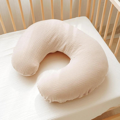 2PCS/set Nursing Pillow Cover for Breastfeeding Pillows Ultra-Soft Muslin Cotton Baby Nursing Pillow Fits Newborn Feeding Pillow - ZOOMNSTORE