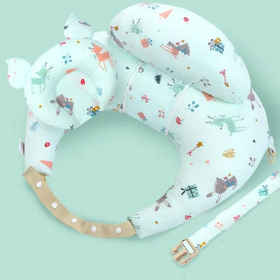 2020 Multifunction Nursing Pillow Halter With Shoulder Strap Baby Pillow Newborn Cartoon Baby Shaping Pillow Soft Feeding Pillow - ZOOMNSTORE