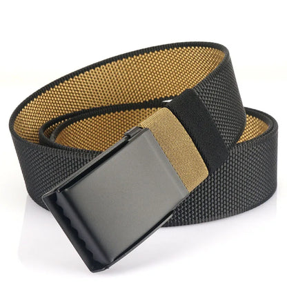 Nylon Belt - Double Face Metal Buckle Canvas Strap | Unisex Casual Wear - ZOOMNSTORE