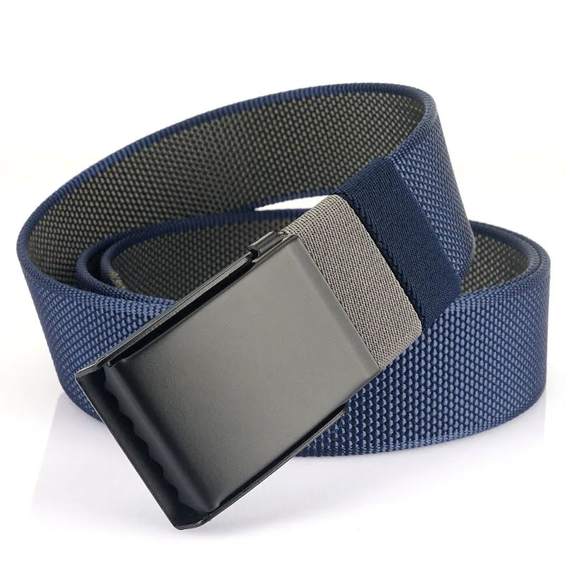 Nylon Belt - Double Face Metal Buckle Canvas Strap | Unisex Casual Wear - ZOOMNSTORE