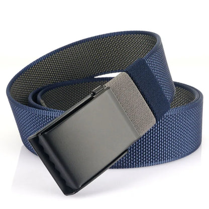 Nylon Belt - Double Face Metal Buckle Canvas Strap | Unisex Casual Wear - ZOOMNSTORE
