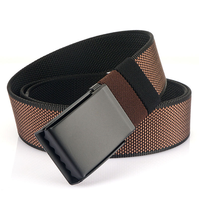 Nylon Belt - Double Face Metal Buckle Canvas Strap | Unisex Casual Wear - ZOOMNSTORE