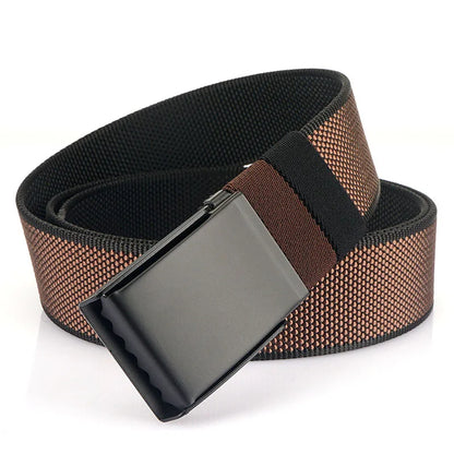 Nylon Belt - Double Face Metal Buckle Canvas Strap | Unisex Casual Wear - ZOOMNSTORE