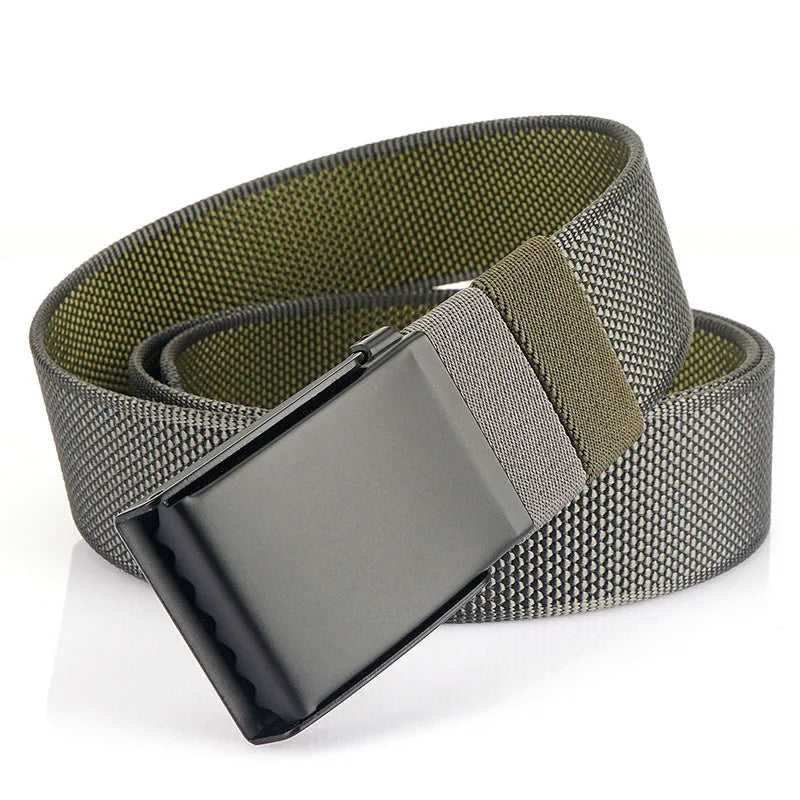 Nylon Belt - Double Face Metal Buckle Canvas Strap | Unisex Casual Wear - ZOOMNSTORE