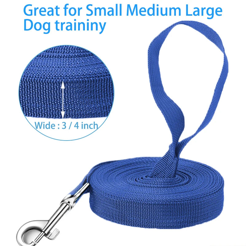 Nylon Dog Training Leash - Durable Walking Rope for Small  Large Dogs 15M to 10M - ZOOMNSTORE