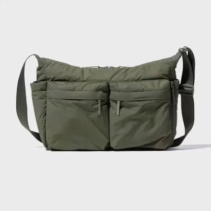 Nylon Messenger Bag – Women Shoulder Bag | Large Tote Purse With Zipper Closure - ZOOMNSTORE