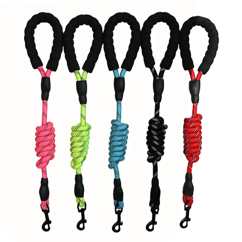 Nylon Reflective Dog Leash - 15m Soft Handle for Small to Large Dogs - ZOOMNSTORE