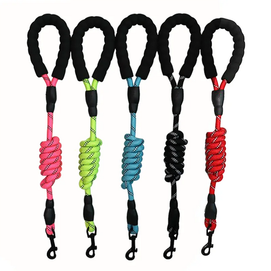 Nylon Reflective Dog Leash - 15m Soft Handle for Small to Large Dogs - ZOOMNSTORE