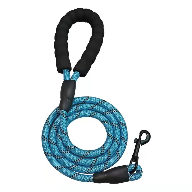 Nylon Reflective Dog Leash - 15m Soft Handle for Small to Large Dogs - ZOOMNSTORE