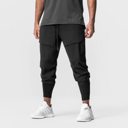 2025 New Men's Cargo Pants Summer Thin Loose Quick-Drying Elastic Leggings Running Training Sweatpants Casual Trend Trousers