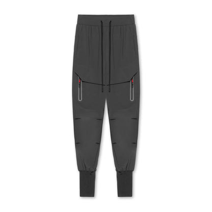 2025 New Men's Cargo Pants Summer Thin Loose Quick-Drying Elastic Leggings Running Training Sweatpants Casual Trend Trousers