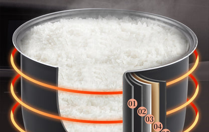 Multi-Voltage Rice Cooker - 2L Car  Home Use for Travel 12V 24V 110V 220V
