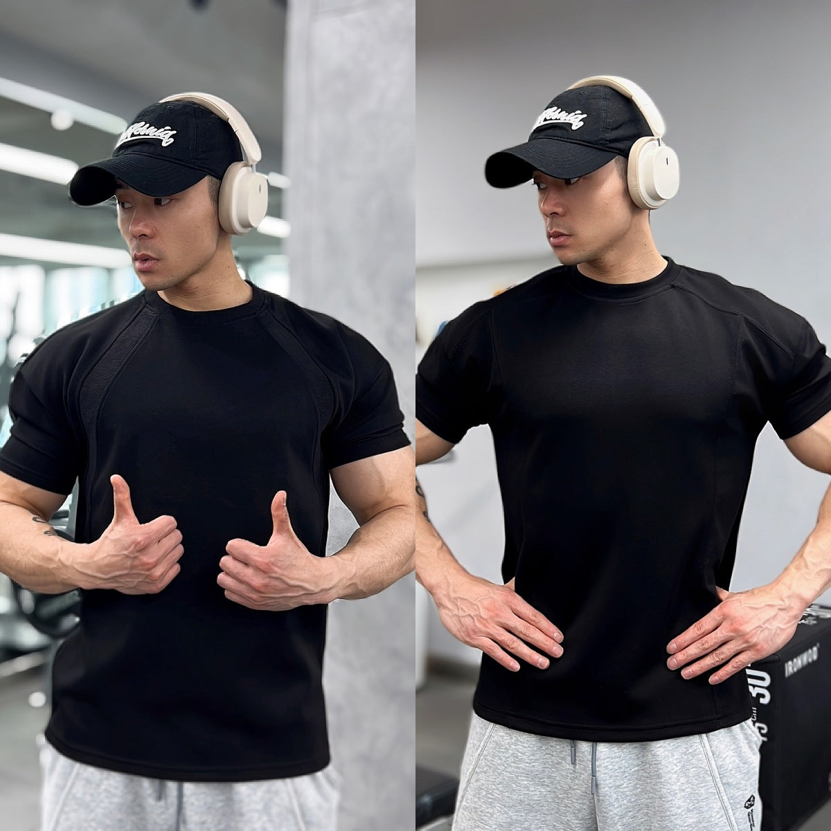 High quality Autumn men long sleeved T-shirt Fashion sport Round Collar fitness running mesh Breathability Training t-shirt men