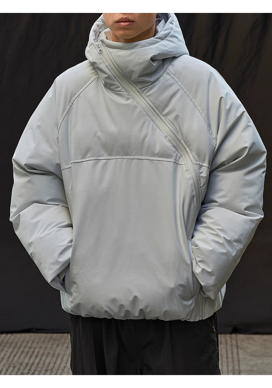 Winter Ski Parka Jacket Men Women Fashion Loose Padded Cotton Hooded Jacket Cityboy Streetwear Hoody Parkas Coat Outerwear