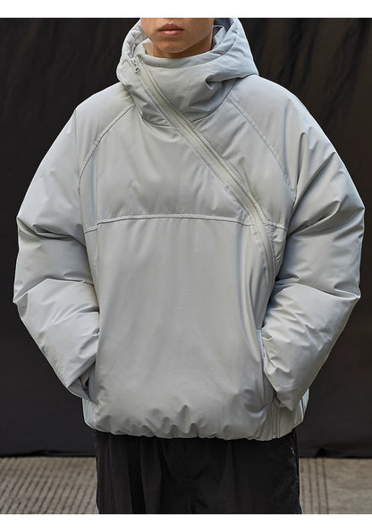 Winter Ski Parka Jacket Men Women Fashion Loose Padded Cotton Hooded Jacket Cityboy Streetwear Hoody Parkas Coat Outerwear