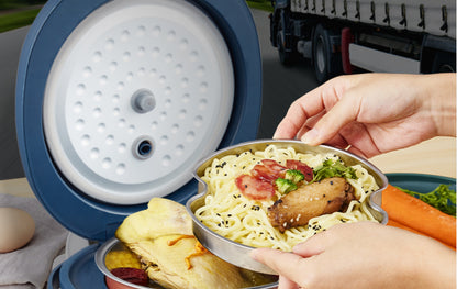 Multi-Voltage Rice Cooker - 2L Car  Home Use for Travel 12V 24V 110V 220V