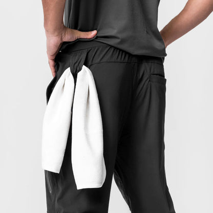 2025 New Men's Cargo Pants Summer Thin Loose Quick-Drying Elastic Leggings Running Training Sweatpants Casual Trend Trousers