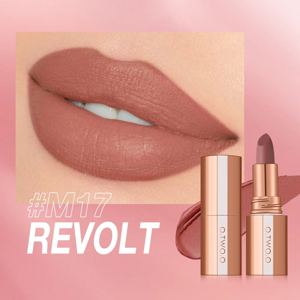 OTWOO Matte Lipstick - Long Lasting Waterproof Velvet Lip Tint - ZOOMNSTORE