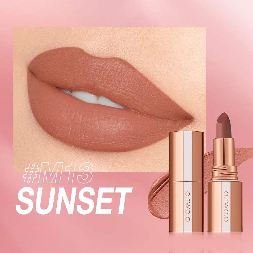 OTWOO Matte Lipstick - Long Lasting Waterproof Velvet Lip Tint - ZOOMNSTORE