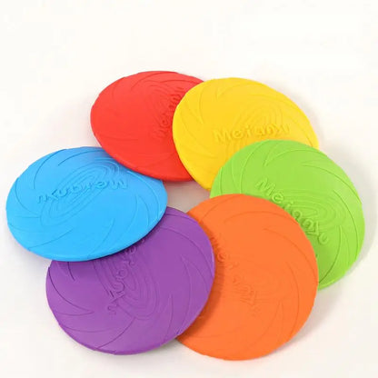 OUZEY Bite Resistant Dog Flying Disc - Interactive Training Toy for Pets - ZOOMNSTORE