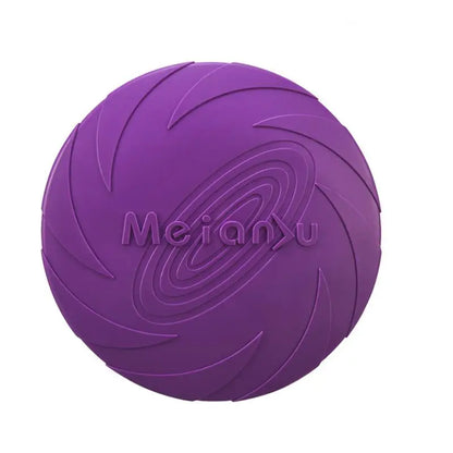 OUZEY Bite Resistant Dog Flying Disc - Interactive Training Toy for Pets - ZOOMNSTORE