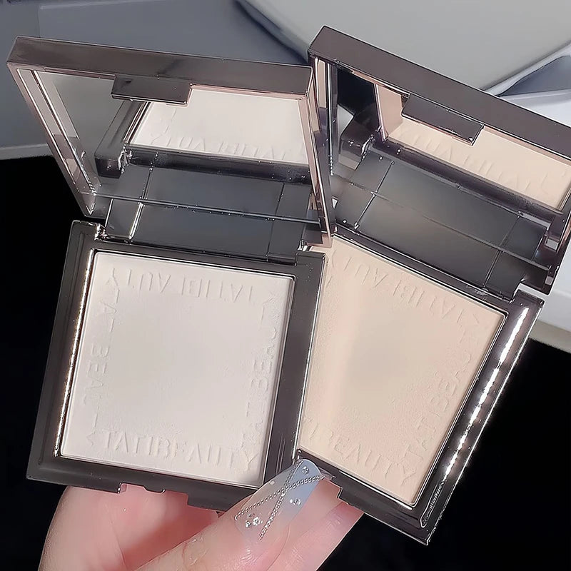 TATIBEAUTY Soft Focus Setting Powder - Small Silver Block Oil Control Loose Powder - ZOOMNSTORE
