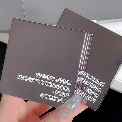 TATIBEAUTY Soft Focus Setting Powder - Small Silver Block Oil Control Loose Powder - ZOOMNSTORE