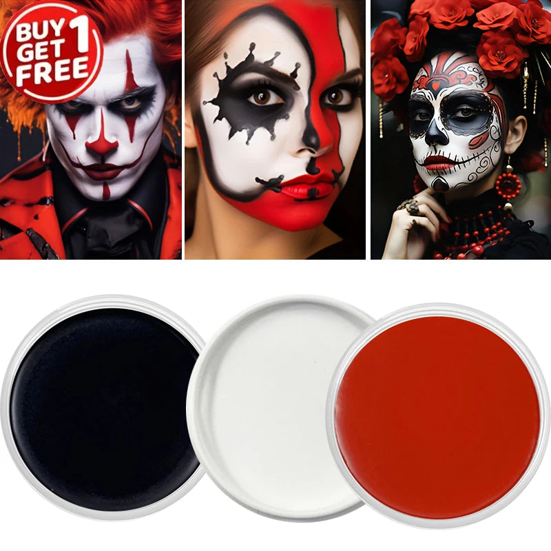 30G Professional Oil Face Paint Body Paint children's Caritas Body Makeup for Halloween Christmas Masquerade Party Cosplay - ZOOMNSTORE