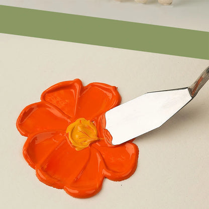 Oil Paint Knife Set - 7pcs Mini Palette  Baking Spatula for Cake Design and Clay Sculpting - ZOOMNSTORE