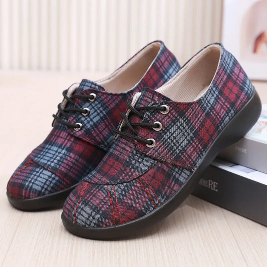 Old Beijing Cloth Shoes – Women's Comfortable Canvas Flats for Spring & Summer - ZOOMNSTORE