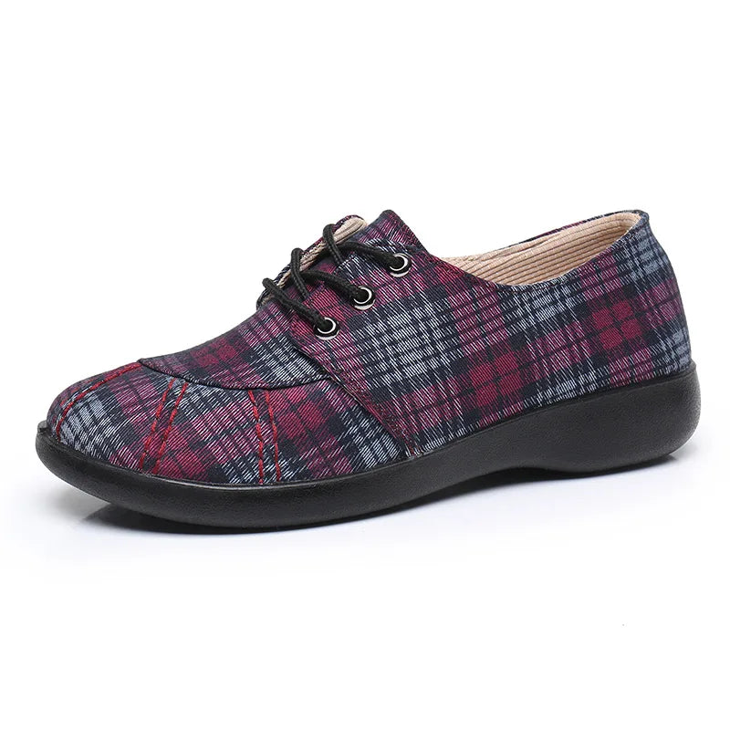 Old Beijing Cloth Shoes – Women's Comfortable Canvas Flats for Spring & Summer - ZOOMNSTORE