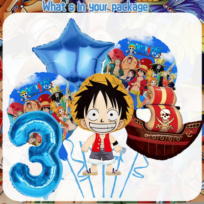 One Piece Birthday Party Supplies - Luffy Zoro Disposable Tableware  Decorations - ZOOMNSTORE