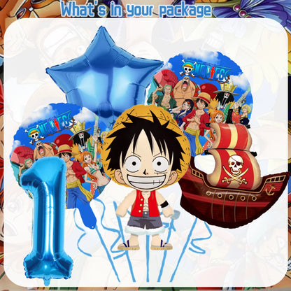 One Piece Birthday Party Supplies - Luffy Zoro Disposable Tableware  Decorations - ZOOMNSTORE