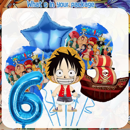 One Piece Birthday Party Supplies - Luffy Zoro Disposable Tableware  Decorations - ZOOMNSTORE