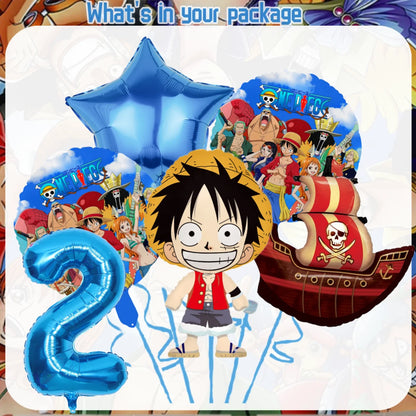 One Piece Birthday Party Supplies - Luffy Zoro Disposable Tableware  Decorations - ZOOMNSTORE