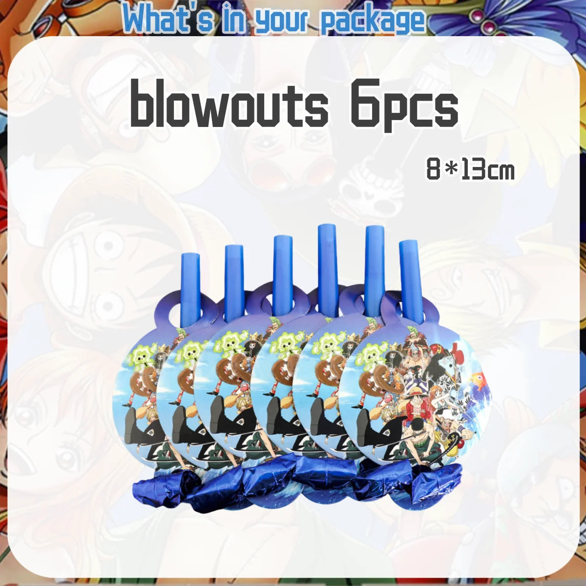 One Piece Birthday Party Supplies - Luffy Zoro Disposable Tableware  Decorations - ZOOMNSTORE