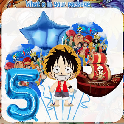 One Piece Birthday Party Supplies - Luffy Zoro Disposable Tableware  Decorations - ZOOMNSTORE