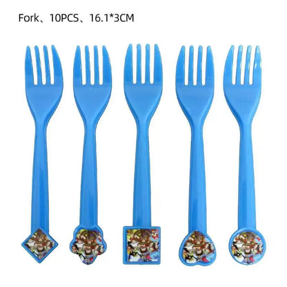 One Piece Birthday Party Supplies - Luffy Zoro Disposable Tableware  Decorations - ZOOMNSTORE